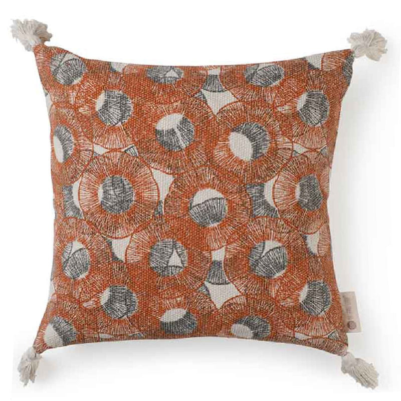 Buy Archaic Cushion Cover (Rust) | Shop Verified Sustainable Covers & Inserts on Brown Living™