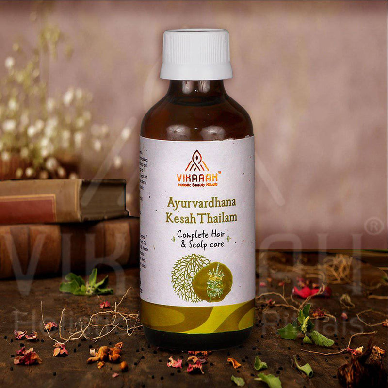 Buy Ayurvardhana Kesah Thailam - Complete Hair & Scalp Care Hair Oil | Shop Verified Sustainable Hair Oil on Brown Living™