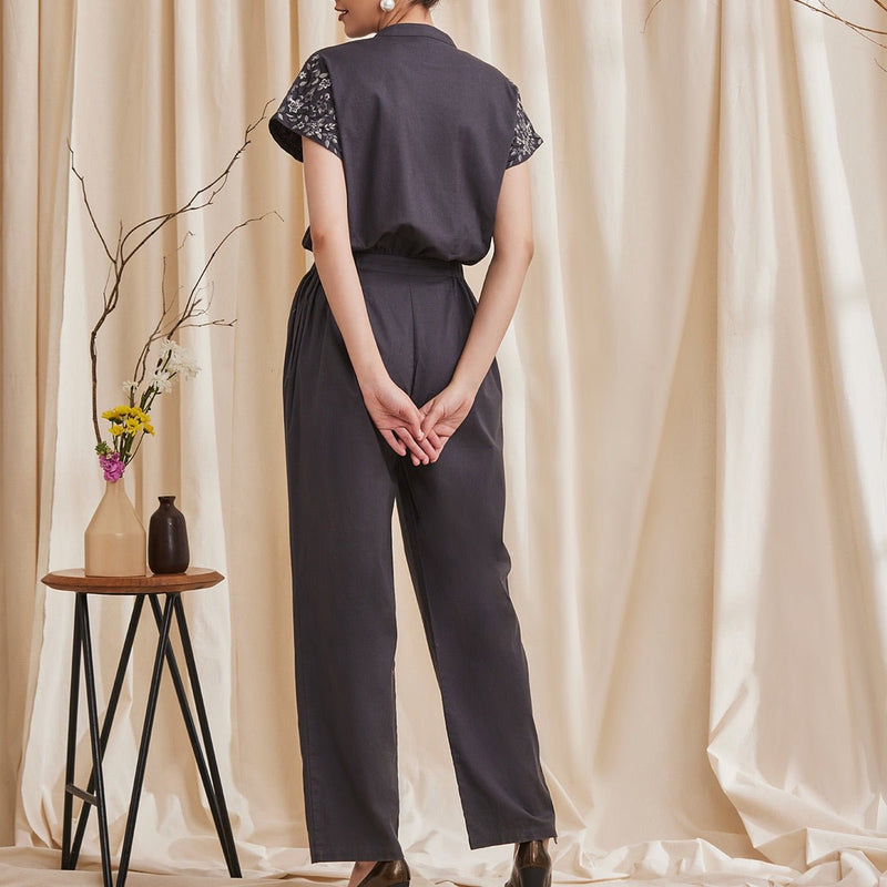 Buy Azalea - Elegant Jumpsuit with Embroidery | Shop Verified Sustainable Products on Brown Living