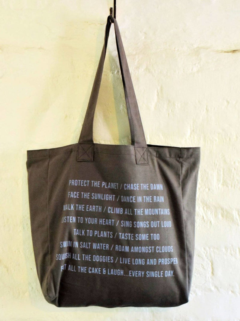 Buy Bag for Life - Elephant Grey Canvas Tote | Shop Verified Sustainable Tote Bag on Brown Living™