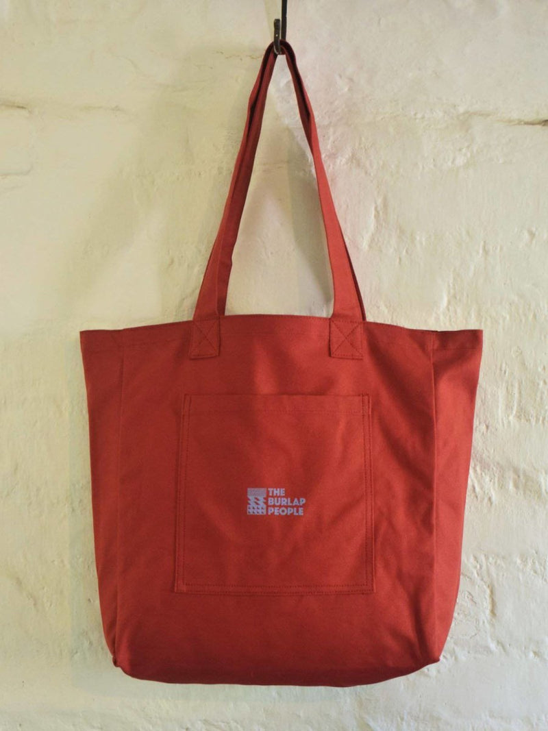 Buy Bag for Life - Rust Red Canvas Tote | Shop Verified Sustainable Tote Bag on Brown Living™