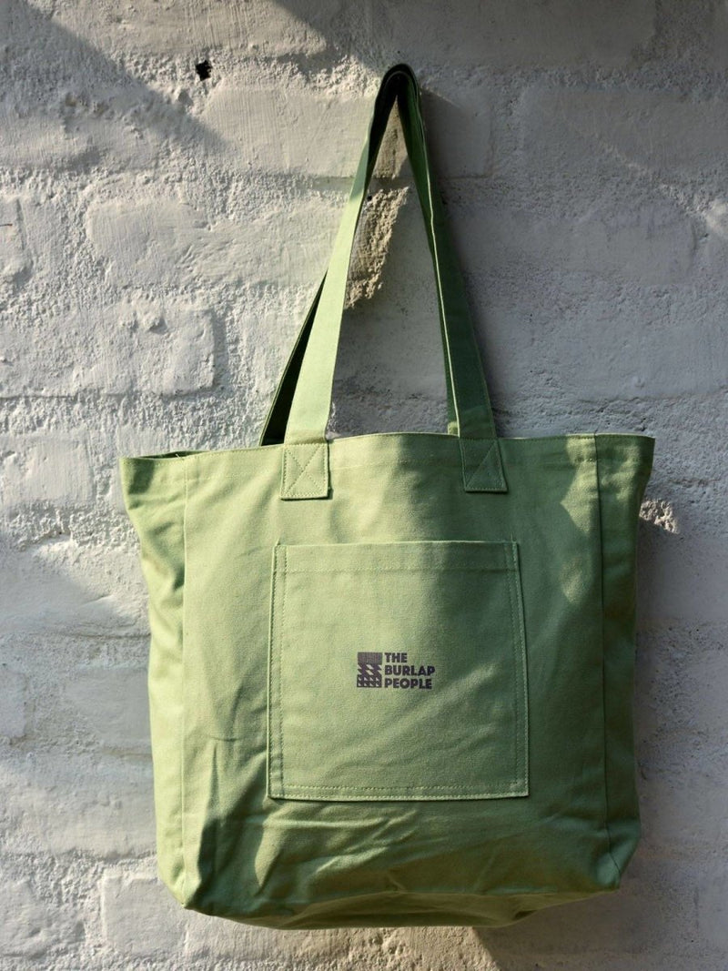 Buy Bag for Life - Sea Foam Green Canvas Tote | Shop Verified Sustainable Tote Bag on Brown Living™