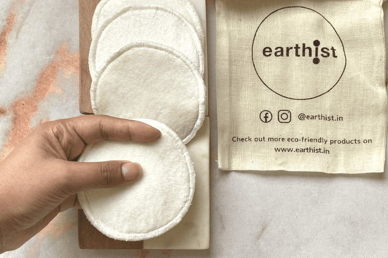 Buy Bamboo Cotton 4 Layered, Reusable Makeup Removing Pad | Shop Verified Sustainable Makeup Remover on Brown Living™