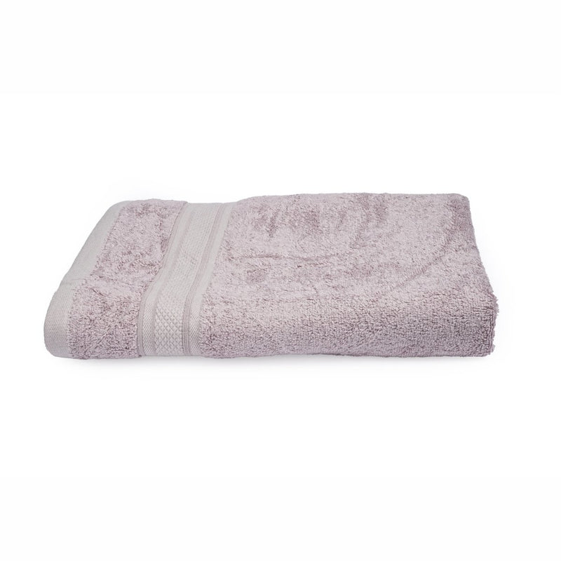 Buy Bamboo Cotton Bath Towels And Hand Towels Set Of 2 Grape Grey | Shop Verified Sustainable Bath Linens on Brown Living™