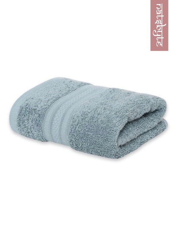 Bamboo Fiber Hand Towel - Cadet Blue | Verified Sustainable Bath Linens on Brown Living™