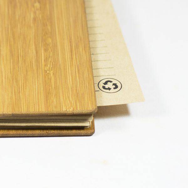 Buy Bamboo Notebook with Recycled Paper and Metal Coil | Shop Verified Sustainable Notebooks & Notepads on Brown Living™