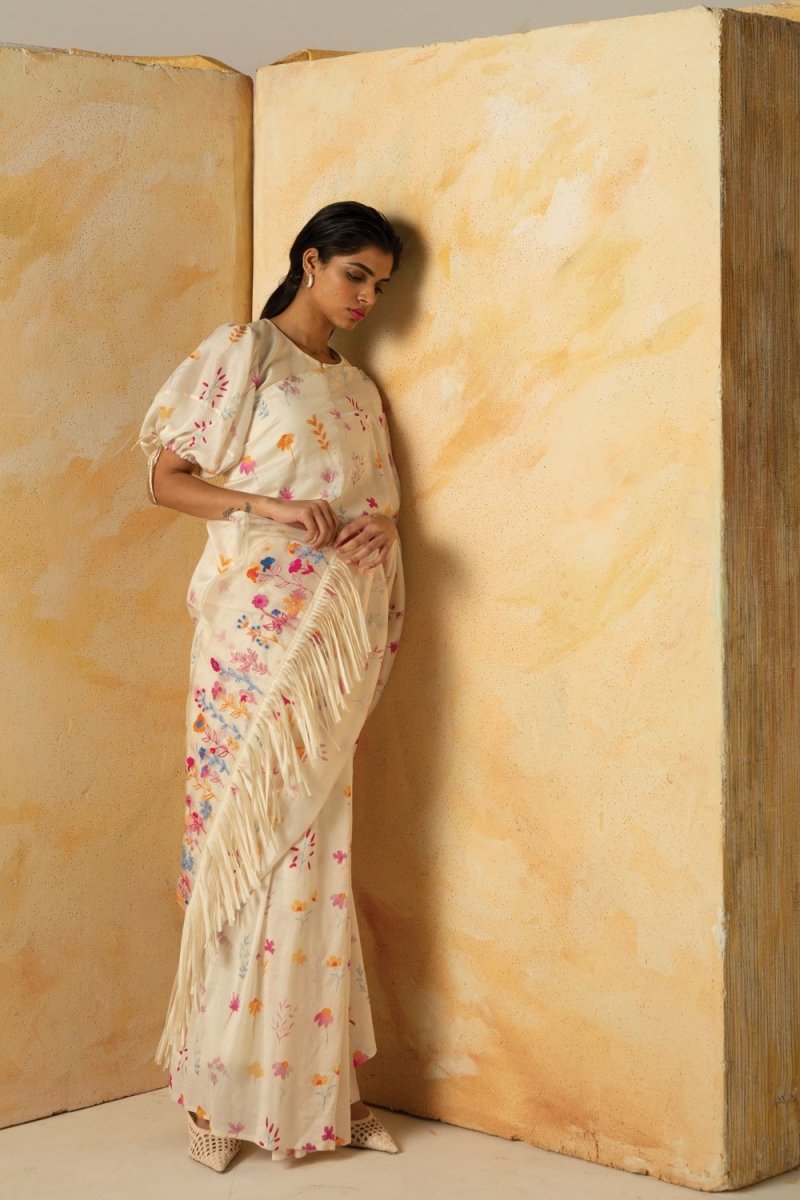 Buy Bella Saree | Shop Verified Sustainable Womens Saree on Brown Living™