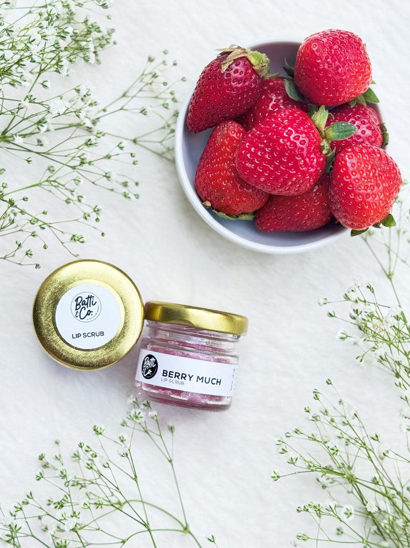 Berry Much- Exfoliating Sugar Lip Scrub-15g | Verified Sustainable Lip Scrub on Brown Living™