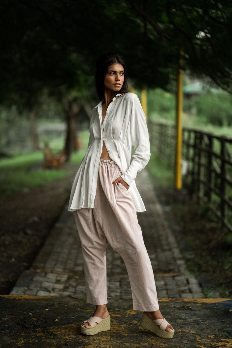 Buy Bhadra Pants - Pink | Shop Verified Sustainable Womens Pants on Brown Living™