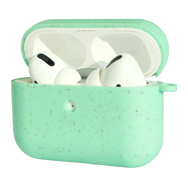 Buy Biodegradable Eco-Friendly Wheat Straw AirPods Cover - Mint Green | Shop Verified Sustainable Tech Accessories on Brown Living™