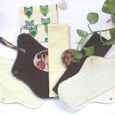 Buy Bloom Reusable Sanitary Pads - Period Kit | Shop Verified Sustainable Sanitary Pad on Brown Living™