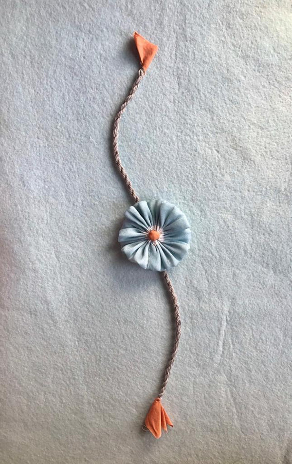 Buy Blue Daisy Rakhi | Shop Verified Sustainable Rakhi on Brown Living™