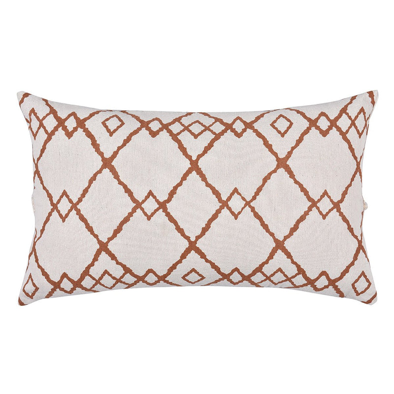 Bohemian Fusion Lumbar Cushion Cover - Set of 2 | Verified Sustainable Covers & Inserts on Brown Living™