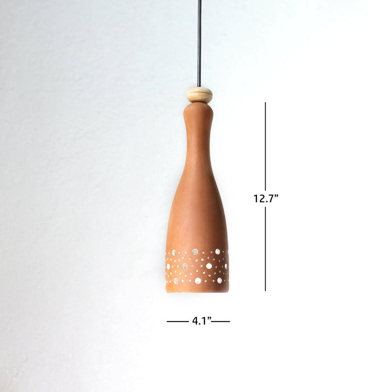 Buy Bot Handmade Terracotta Ceiling Light | Shop Verified Sustainable Products on Brown Living