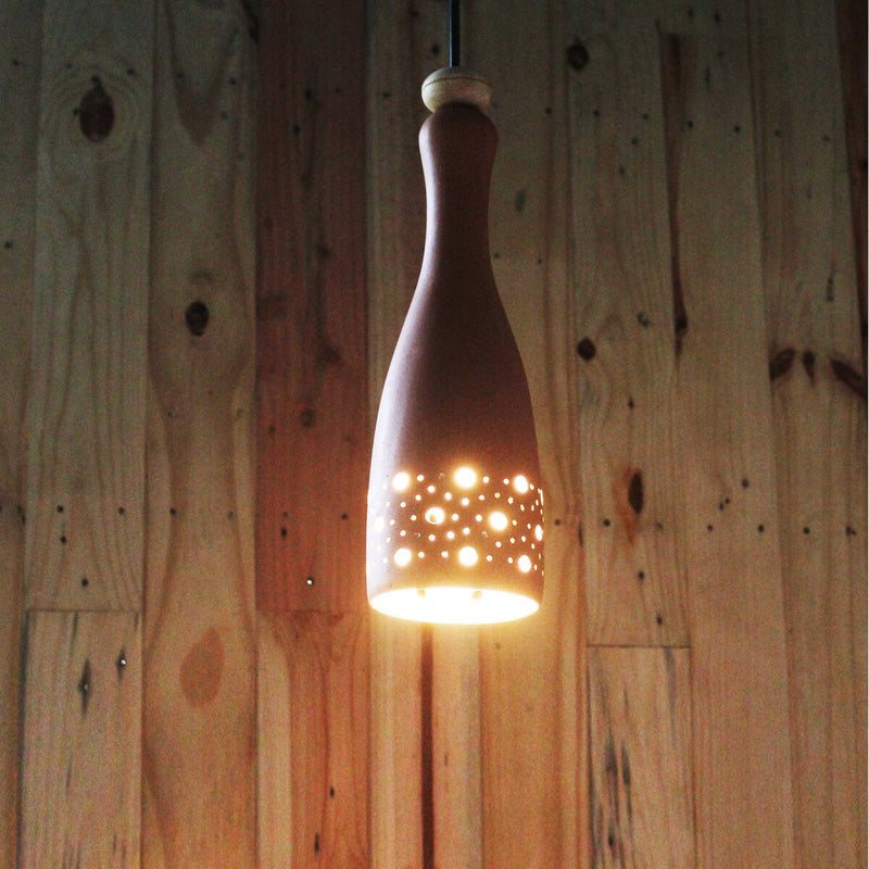 Buy Bot Handmade Terracotta Ceiling Light | Shop Verified Sustainable Products on Brown Living