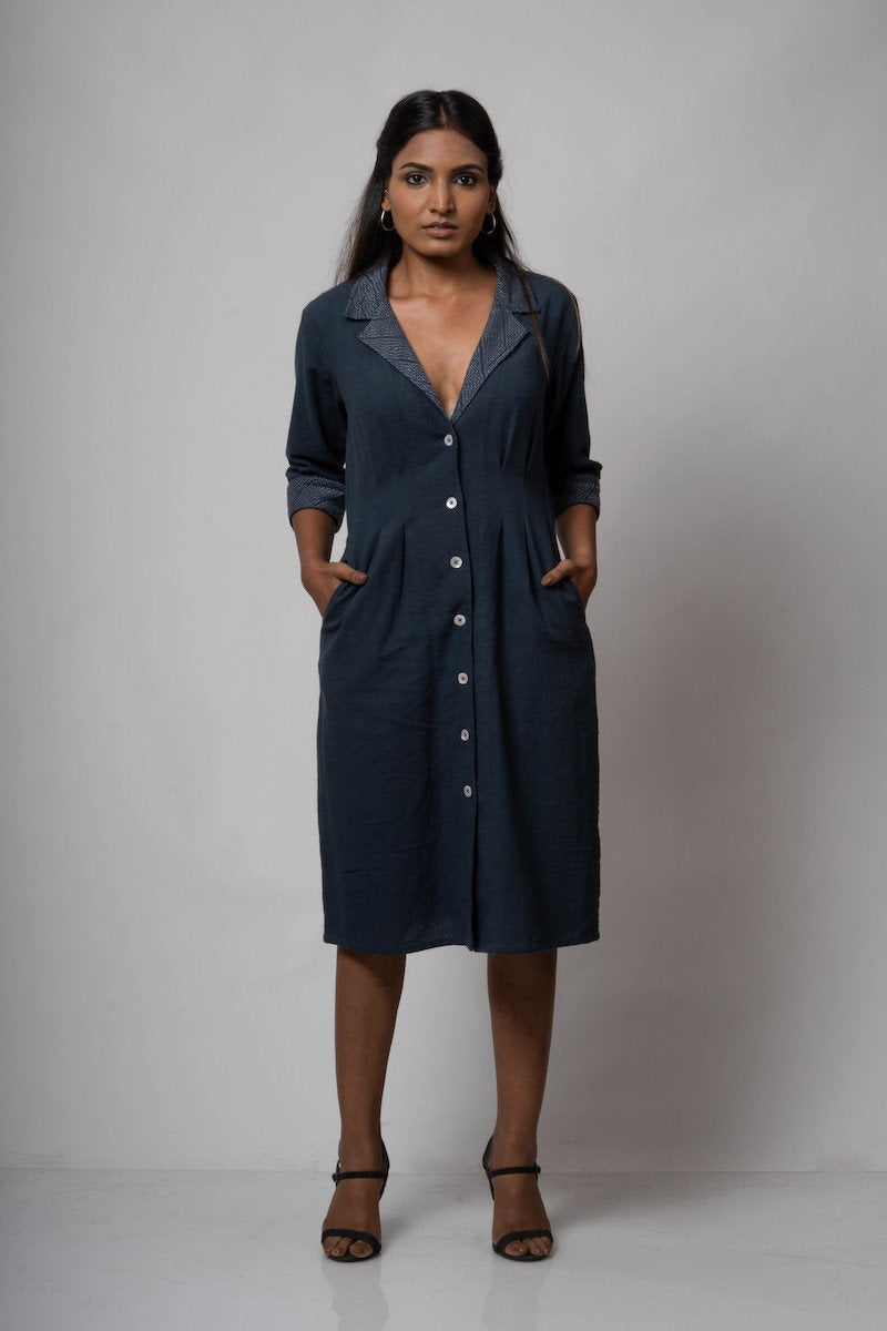 Buy Button Down Dress | Shop Verified Sustainable Womens Dress on Brown Living™