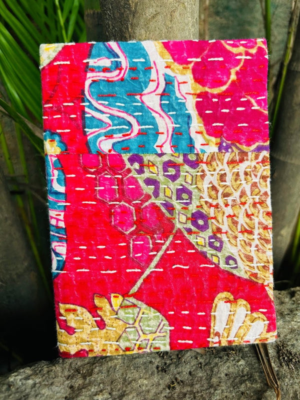 Buy Calla Lily- Upcycled Fabric Journal-Hard-bound | Shop Verified Sustainable Notebooks & Notepads on Brown Living™