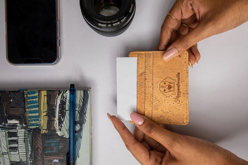 Buy Canyon Cardholder | Premium Cork Cardholder | 6 Card Slots | Cork | Shop Verified Sustainable Card Sleeves on Brown Living™