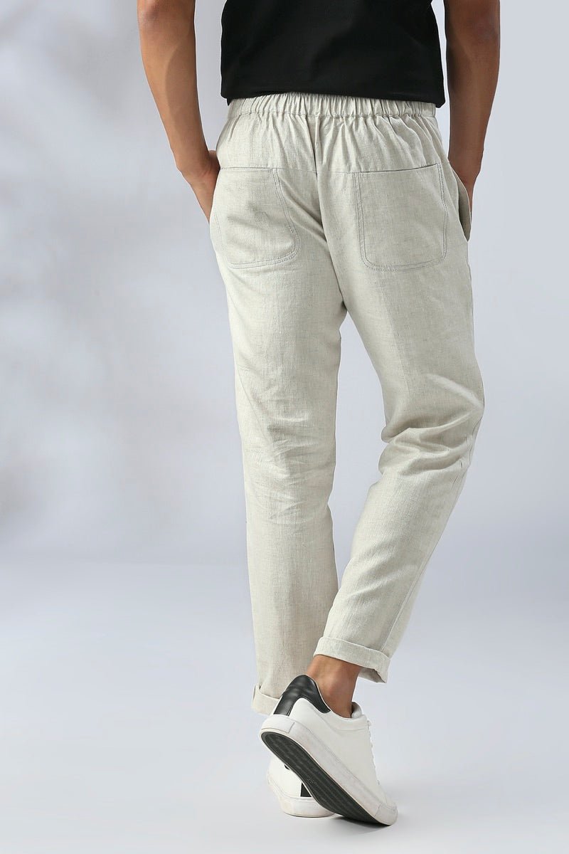 Buy Cedar Tailored Pants - Oatmeal | Shop Verified Sustainable Mens Trousers on Brown Living™