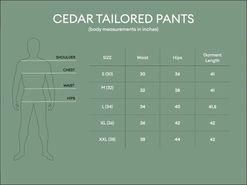 Buy Cedar Tailored Pants - Oatmeal | Shop Verified Sustainable Mens Trousers on Brown Living™