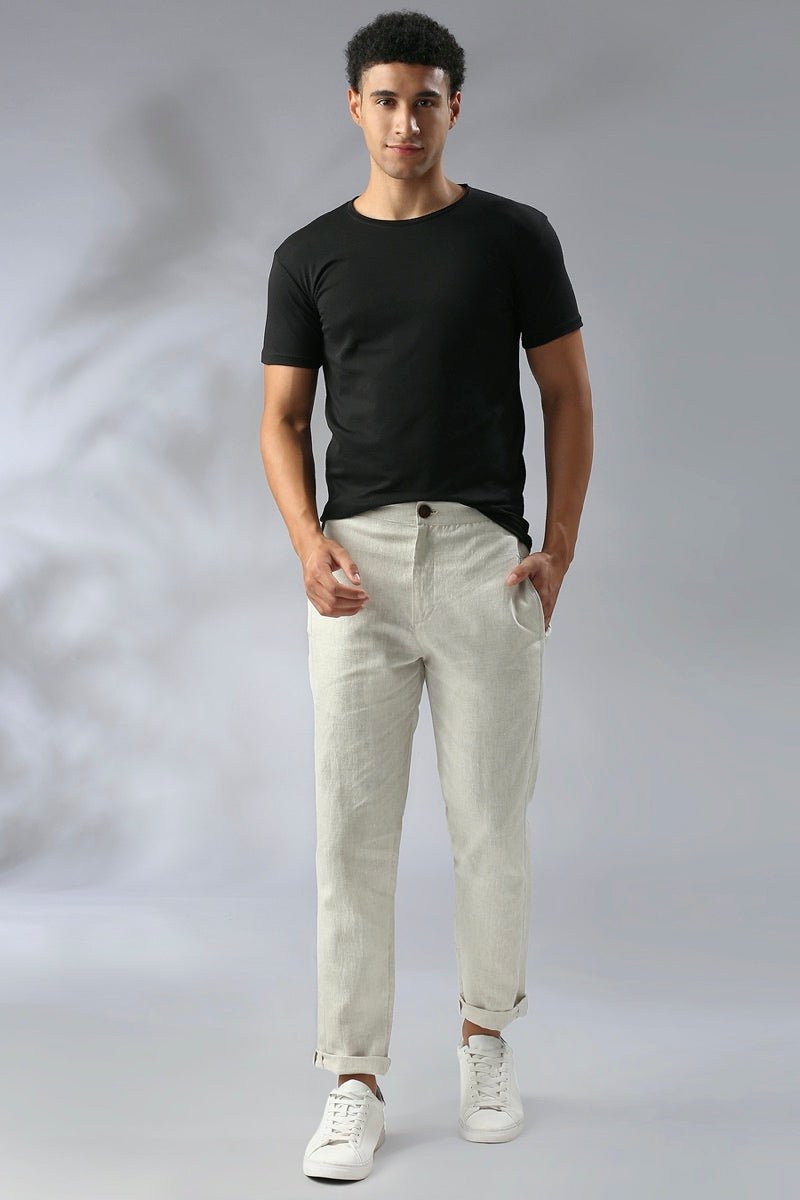 Buy Cedar Tailored Pants - Oatmeal | Shop Verified Sustainable Mens Trousers on Brown Living™