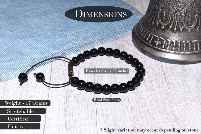 Buy Certified Unisex Onyx Bracelet - Black | Shop Verified Sustainable Womens Accessories on Brown Living™