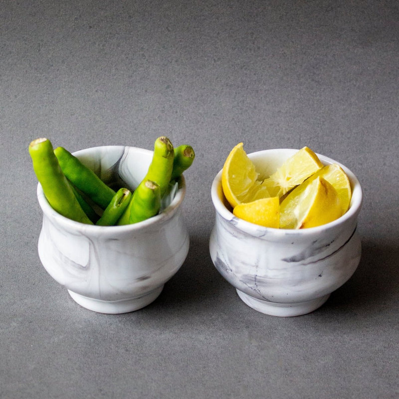 Buy Charcoal Stoneware Pinch Bowl ( Set Of 2) | Shop Verified Sustainable Products on Brown Living