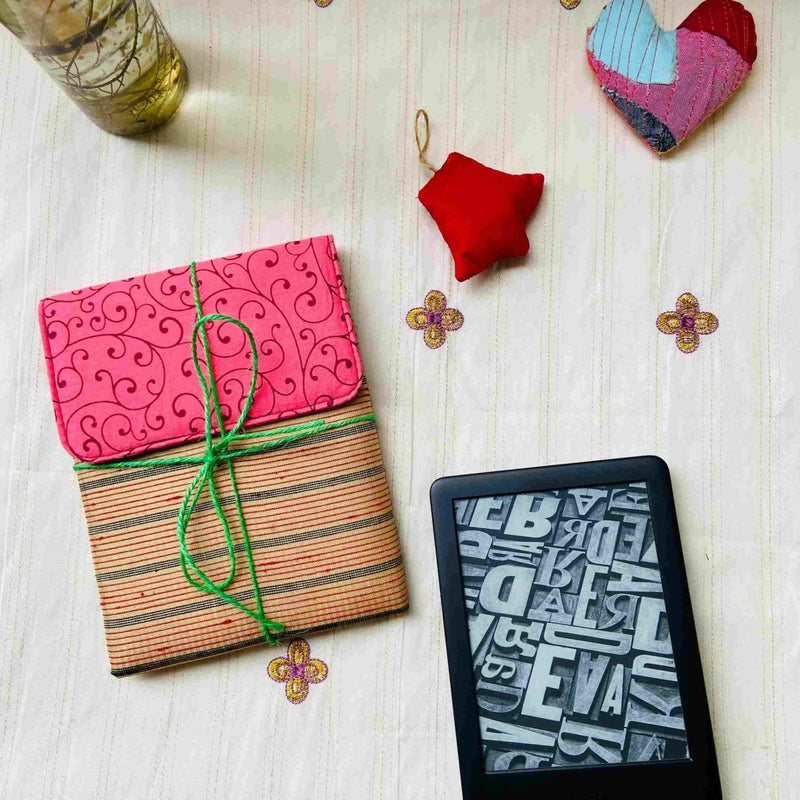 Buy Christmas Special Kindle Sleeve - Christmas Candy Rose with prints | Shop Verified Sustainable Tech Accessories on Brown Living™