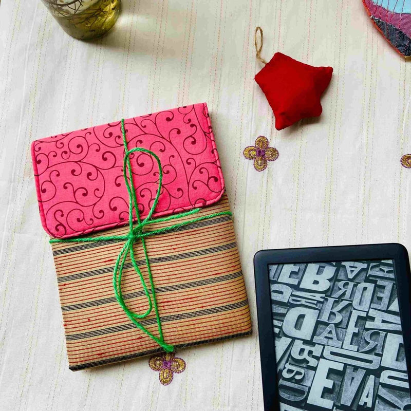 Buy Christmas Special Kindle Sleeve - Christmas Candy Rose with prints | Shop Verified Sustainable Tech Accessories on Brown Living™