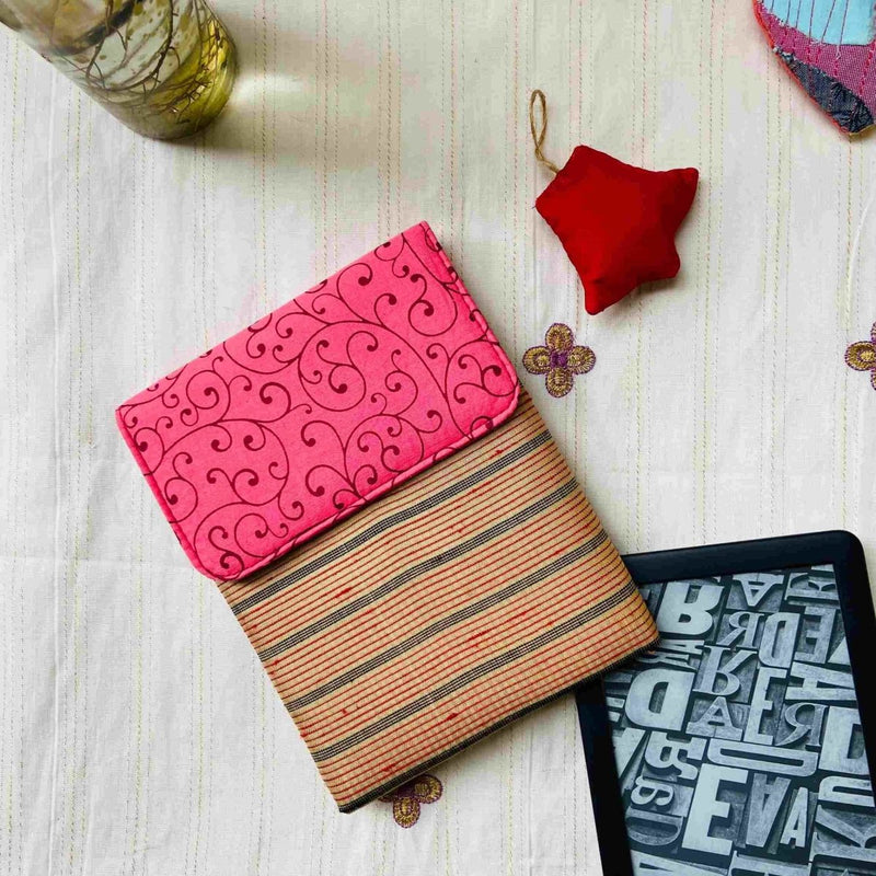 Buy Christmas Special Kindle Sleeve - Christmas Candy Rose with prints | Shop Verified Sustainable Tech Accessories on Brown Living™