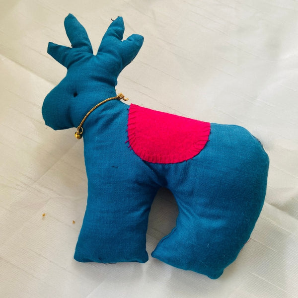 Buy Christmas Special - Reindeer Blue | Shop Verified Sustainable Soft Toy on Brown Living™