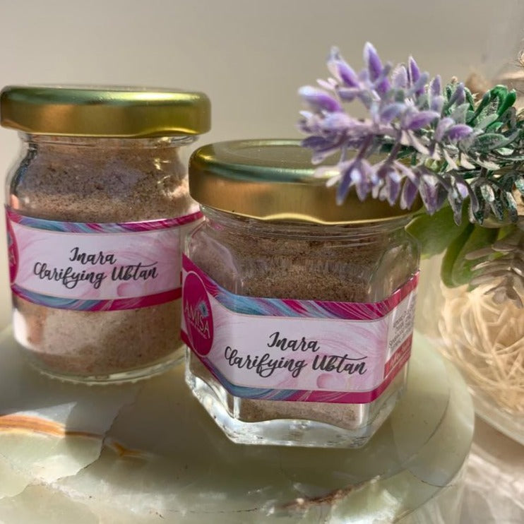 Buy Clarifying Ubtan made with Almond, Oats and Gram flour | Shop Verified Sustainable Body Scrub on Brown Living™