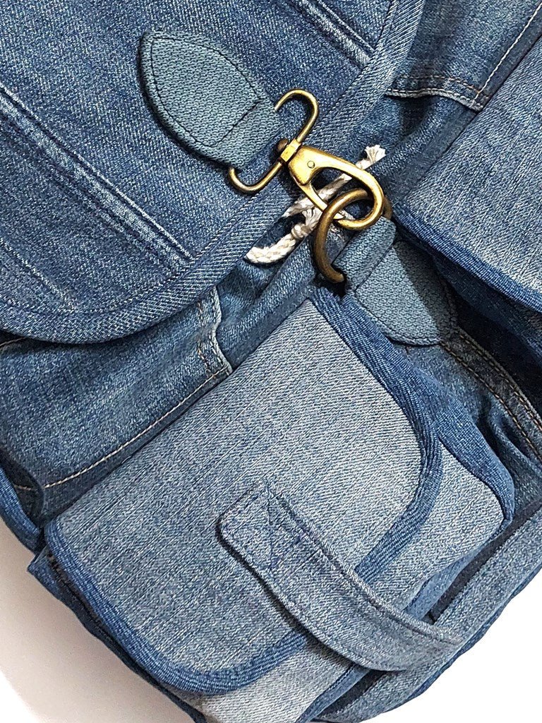 Buy Classic Denim Backpack | Shop Verified Sustainable Womens Accessories on Brown Living™