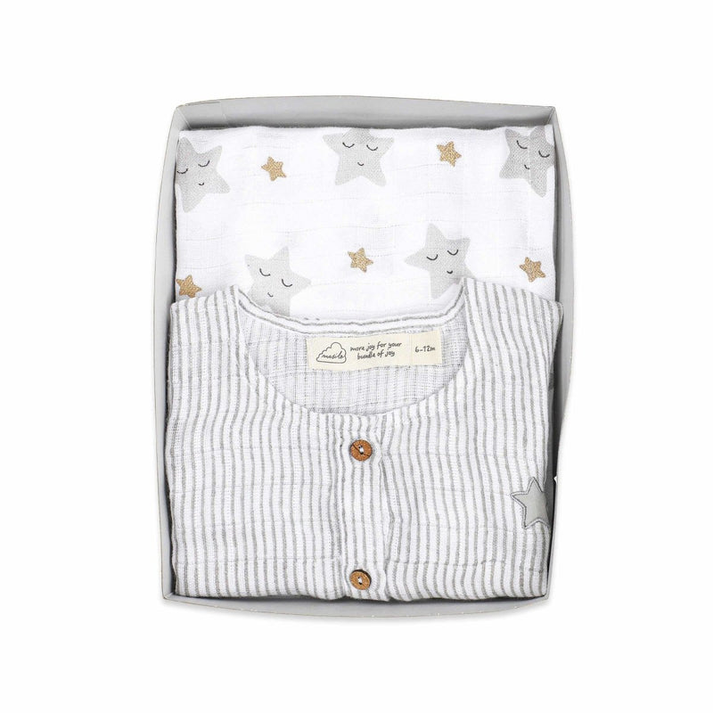 Buy Classic Snuggle Box Sleepy Star Metallic | Shop Verified Sustainable Bed Linens on Brown Living™