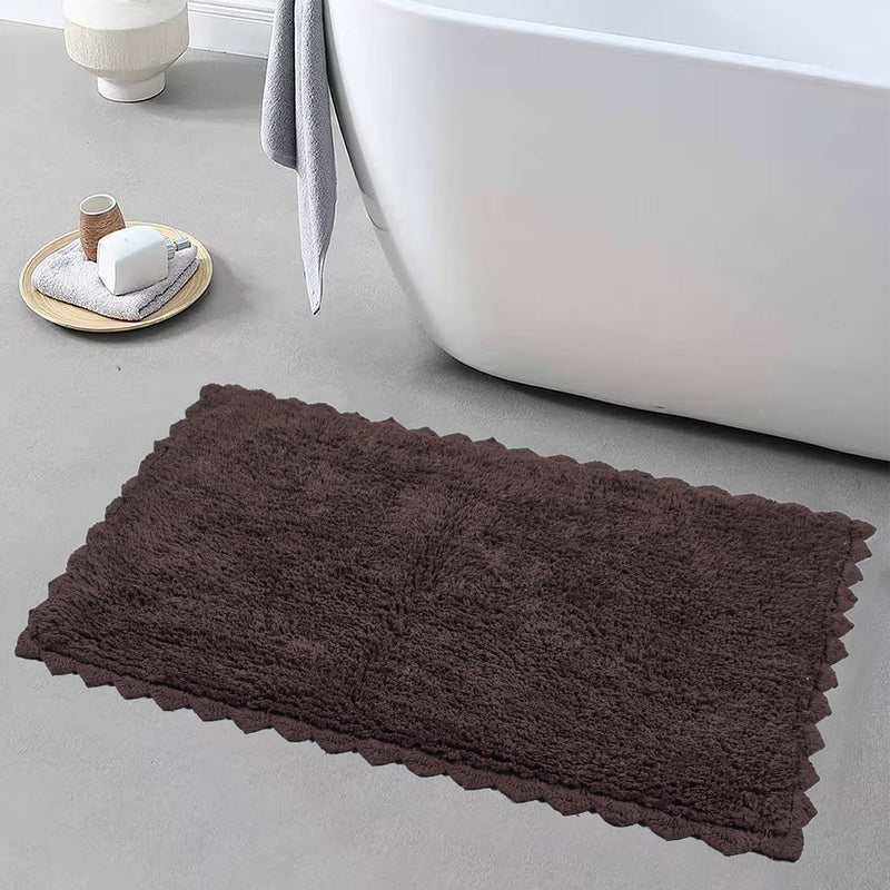 Cloud Walk Rectangle Bathmat - Brown | Verified Sustainable Mats & Rugs on Brown Living™