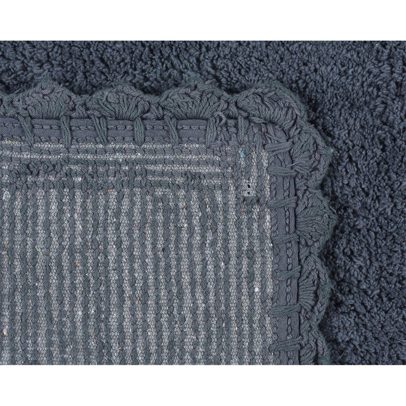 Cloud Walk Rectangle Bathmat - Dark Grey | Verified Sustainable Mats & Rugs on Brown Living™