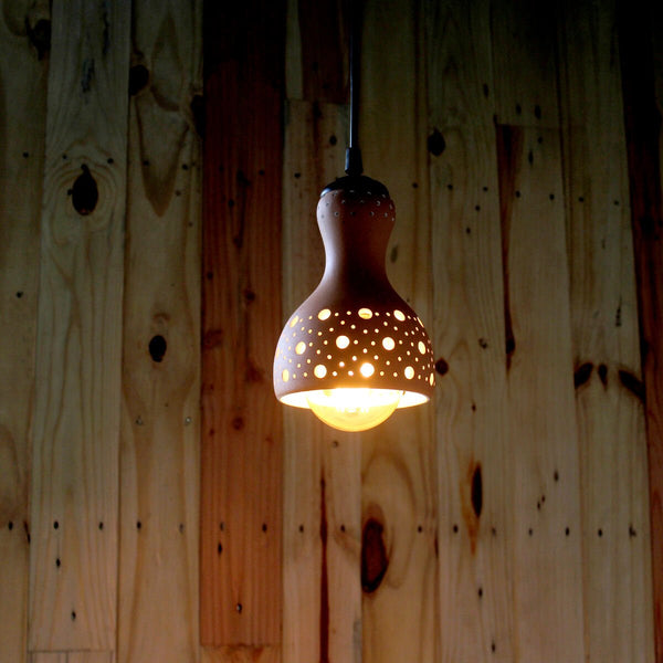 Buy COCO S Handmade Terracotta Ceiling Light | Shop Verified Sustainable Products on Brown Living