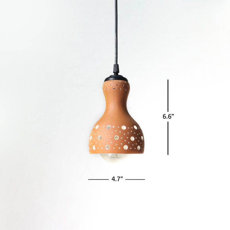 Buy COCO S Handmade Terracotta Ceiling Light | Shop Verified Sustainable Products on Brown Living