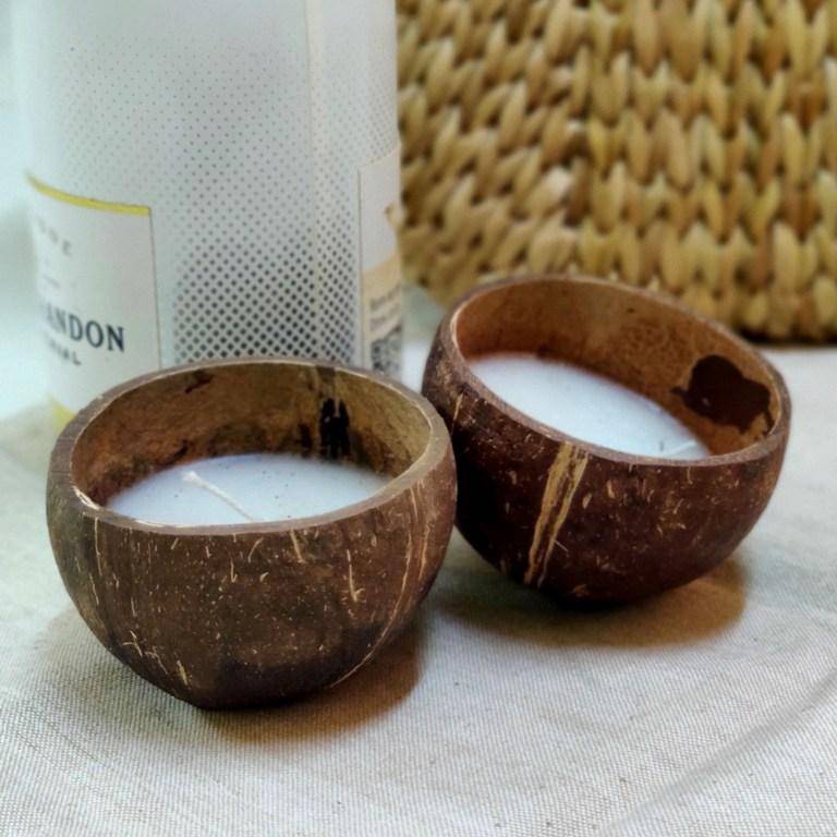 Buy Coconut Candles - Natural coconut shell with Soy wax | Shop Verified Sustainable Candles & Fragrances on Brown Living™