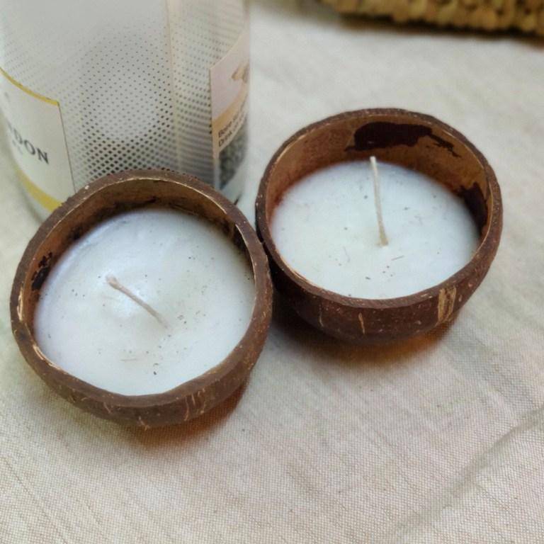 Buy Coconut Candles - Natural coconut shell with Soy wax | Shop Verified Sustainable Candles & Fragrances on Brown Living™