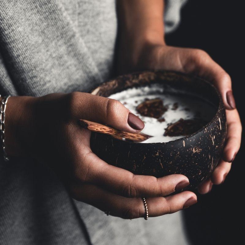 Buy Coconut Cereal Bowl Duo of 500 ml & 900 ml, set of 1 | Shop Verified Sustainable Plates & Bowls on Brown Living™