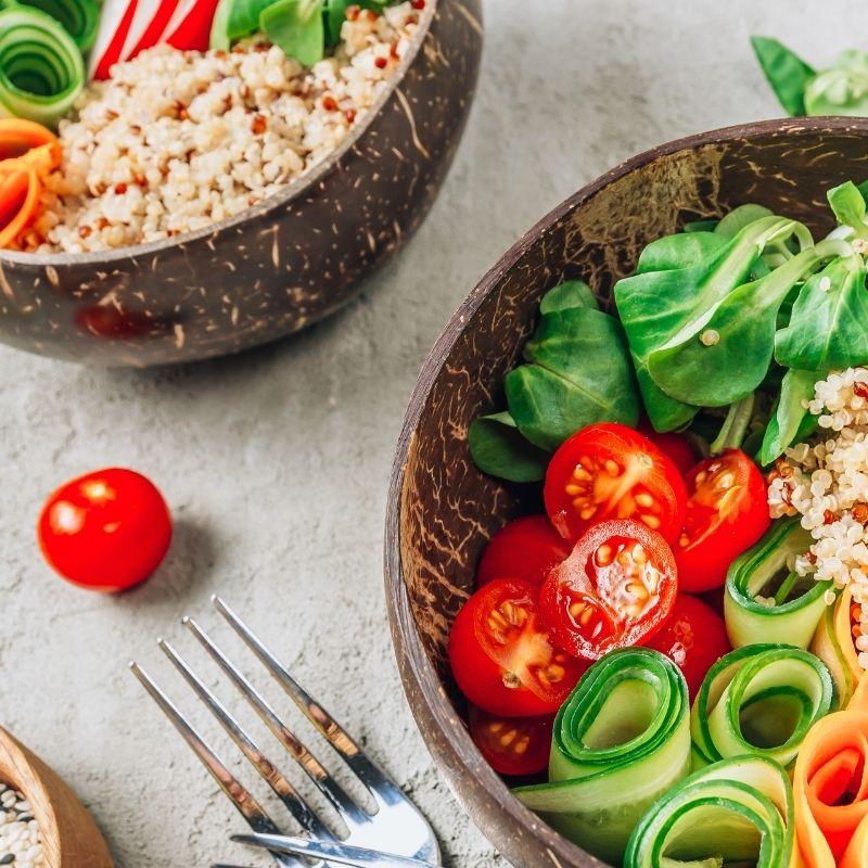 Buy Coconut Cereal Bowl Duo of 500 ml & 900 ml, set of 1 | Shop Verified Sustainable Plates & Bowls on Brown Living™