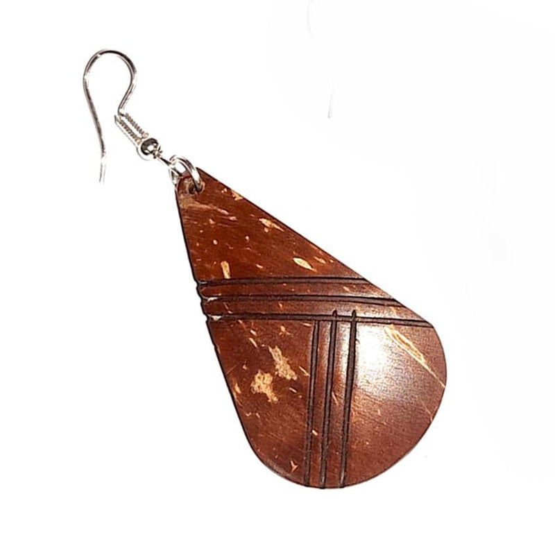 Buy Coconut Shell Earrings / Dangle Earrings | Shop Verified Sustainable Womens Earrings on Brown Living™