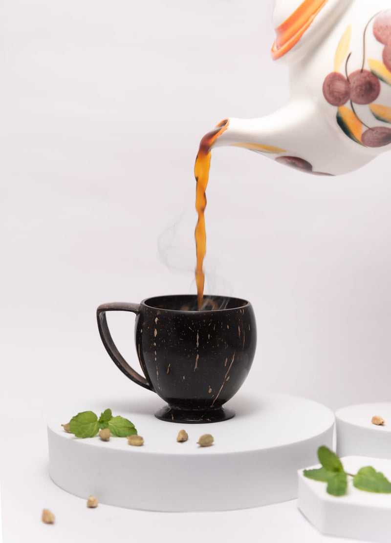 Coconut shell Tea Cup | Verified Sustainable Cups & Saucers on Brown Living™