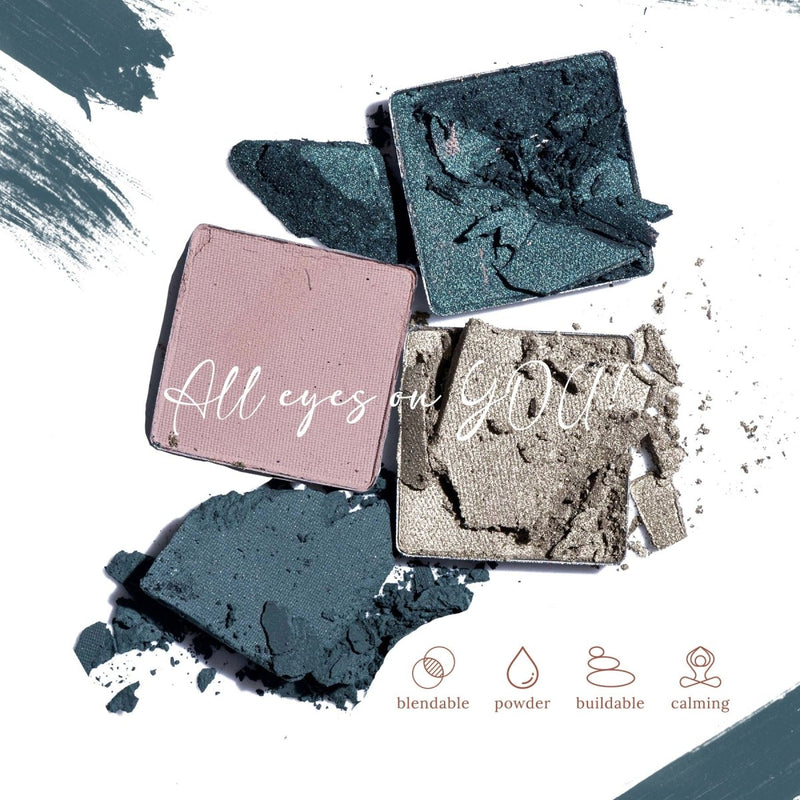 Buy Color Chemistry Certified Organic Eyeshadow Quad - Seafoam | Shop Verified Sustainable Products on Brown Living