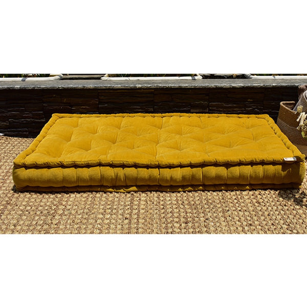 Buy Colour Blocking Velvet Mattress (Light Pistashio) | Shop Verified Sustainable Bedding on Brown Living™