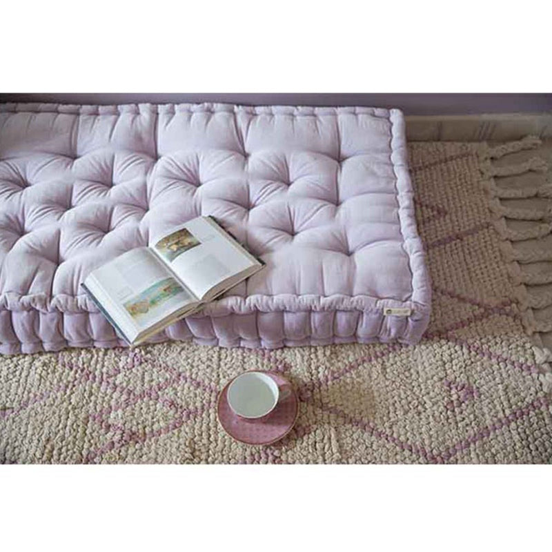 Buy Colour Blocking Velvet Mattress ( Lilac) | Shop Verified Sustainable Bedding on Brown Living™