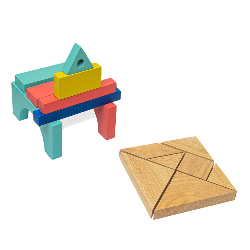 Buy Complete First Block Set (54 piece) | All A Toddler Needs | Shop Verified Sustainable Wooden Toys on Brown Living™