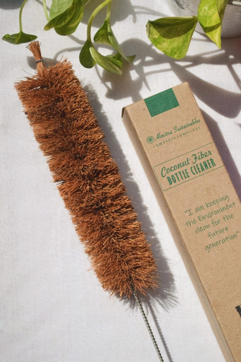 Buy Copper Bottle and Coconut Fiber Bottle Cleaner | Shop Verified Sustainable Bottles & Sippers on Brown Living™