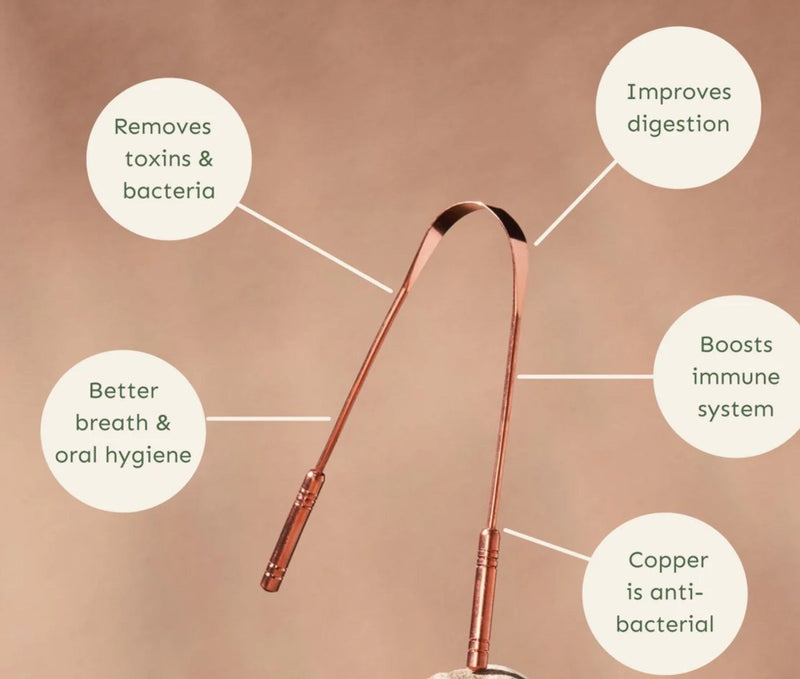 Copper Tongue Cleaner | Verified Sustainable Oral Care on Brown Living™